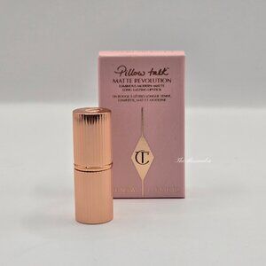 Charlotte Tilbury Matte Revolution Lipstick Pillow Talk Medium Mini New With Box